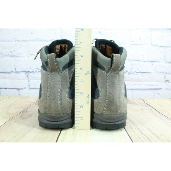 LL Bean Made in Italy Gore-Tex Hiking Boots Vibram Sole Men’s 10 Gray Blue main image 8